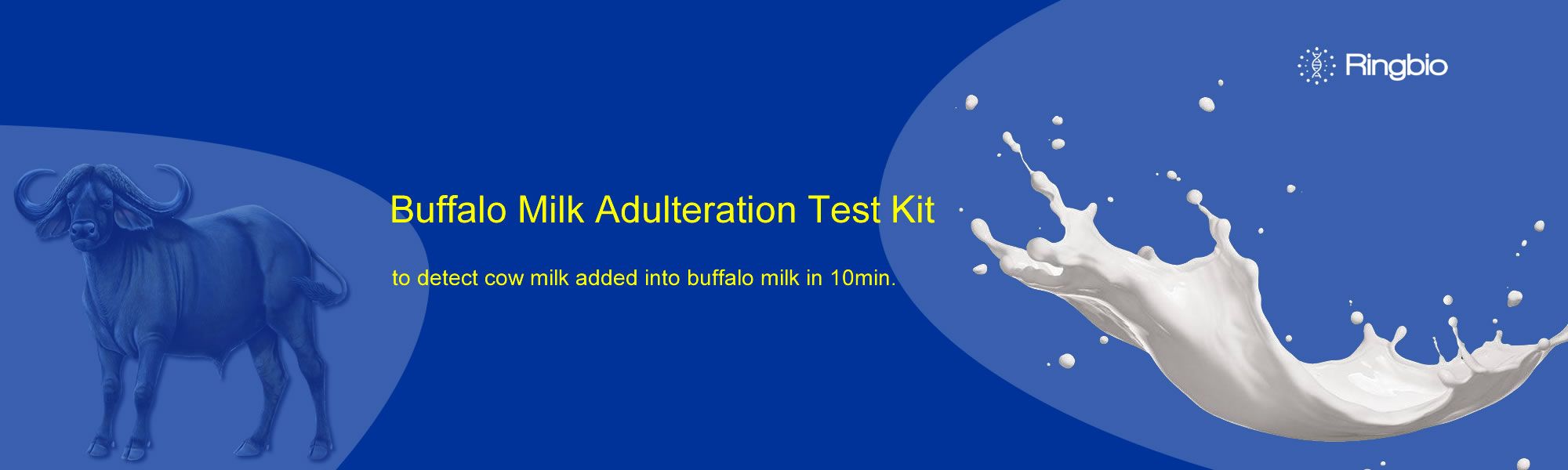 Rapid test kit to detect buffalo milk fraud with cow milk